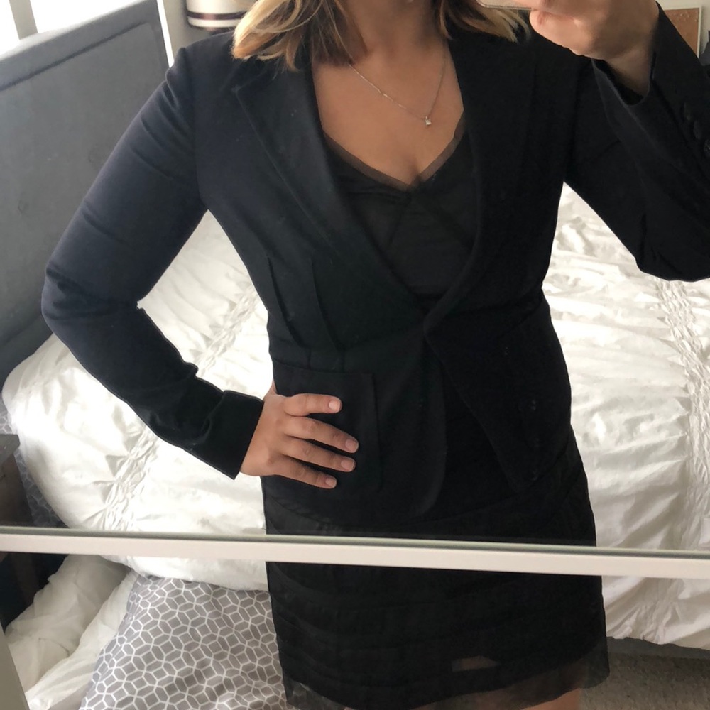 Black Theory Blazer Sz 8 Excellent!